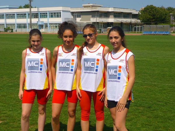 4x100 ragazze